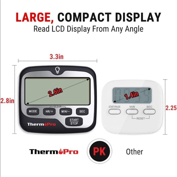 ThermoPro Digital Kitchen Timer - Picture 7 of 8